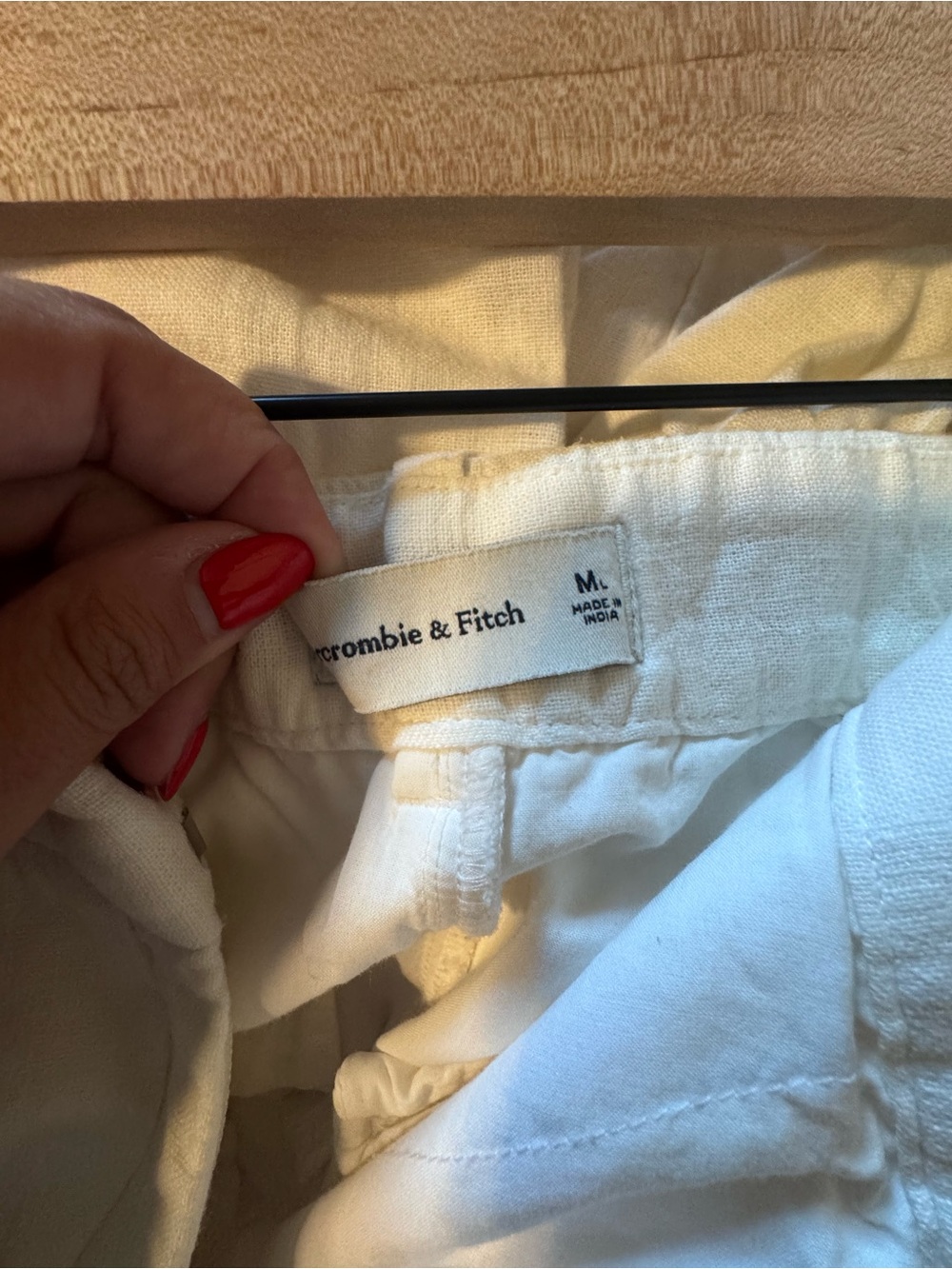 Abercrombie & Fitch Sloane Linen Blend Pants - Picture 3 of 3